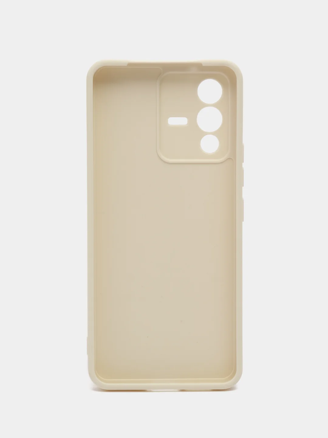 Молочный силиконовый чехол для Vivo V23 5G, Виво В23 5 Джи, с карманом для карт, прозрачный