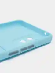 Голубой чехол для Samsung Galaxy A53 5G (Самсунг Галакси А53), силиконовый, матовый