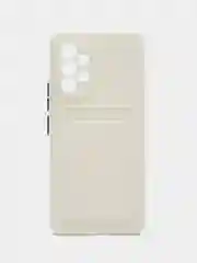 Белый чехол для Samsung Galaxy A53 5G (Самсунг Галакси А53), силиконовый, матовый