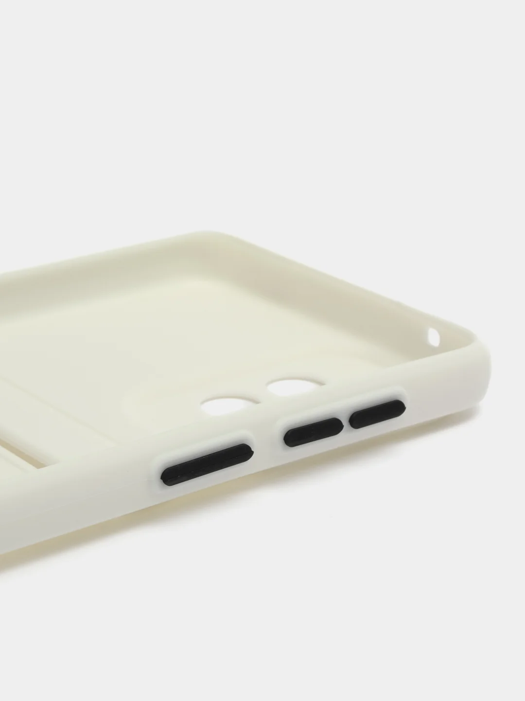 Белый силиконовый чехол Samsung Galaxy A33 5G (Самсунг Галакси А33 5 джи), прозрачный