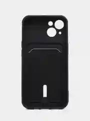 Фуксия чехол с карманом для карт для iPhone, Айфон 11, 13, 14, Pro, защита камеры