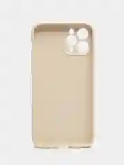 Молочный чехол для Apple iPhone 12 Pro (Айфон 12 Про) прозрачный, c защитой камеры