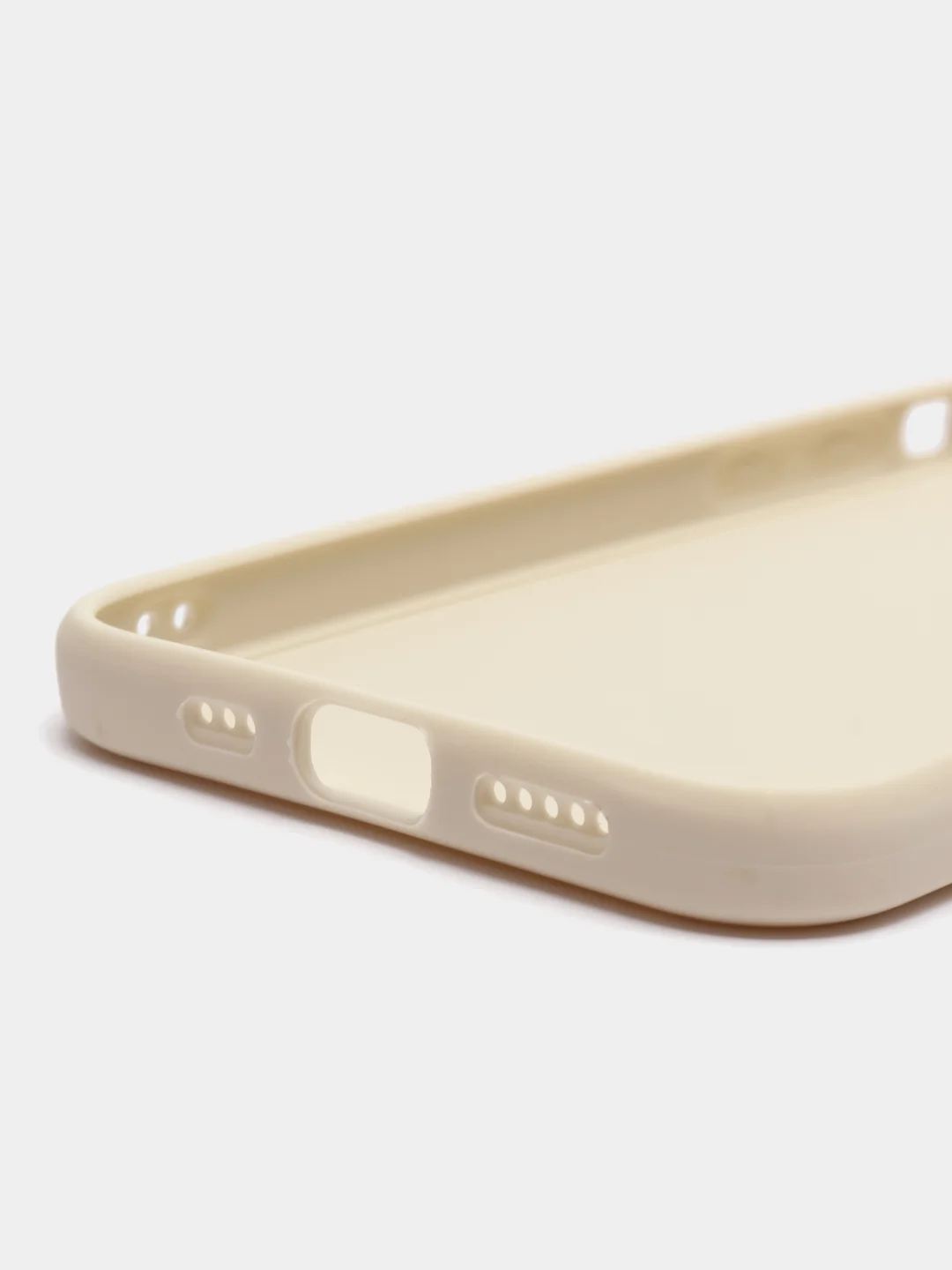 Молочный чехол для Apple iPhone 12 Pro (Айфон 12 Про) прозрачный, c защитой камеры