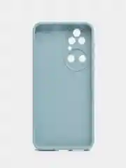 Светло-синий чехол для Huawei Honor P50 силиконовый  (Хуавей п50) силиконовый, c защитой камеры
