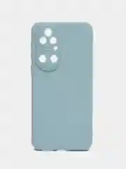 Светло-синий чехол для Huawei Honor P50 силиконовый  (Хуавей п50) силиконовый, c защитой камеры