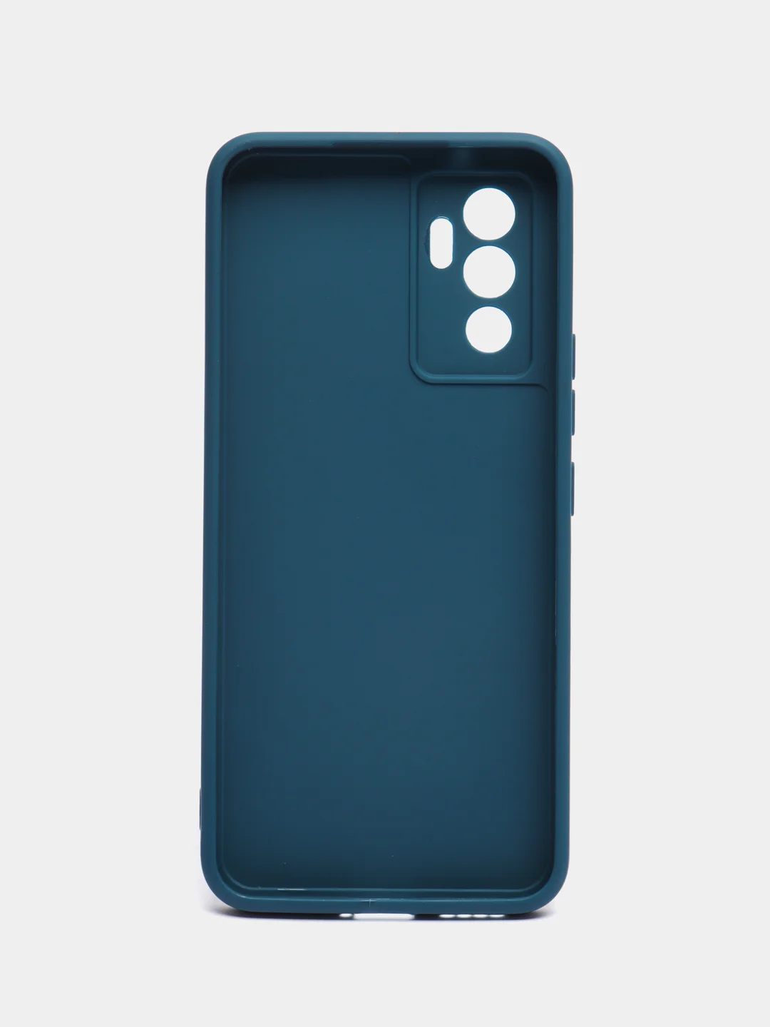 Синий силиконовый чехол для Vivo V23e (Виво В23Е), прозрачный
