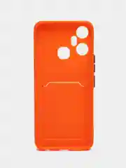 Оранжевый чехол для Infinix Smart 6 Plus (Смарт 6 Плюс), силиконовый