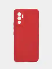 Коралловый силиконовый чехол для Vivo V23e (Виво В23Е), прозрачный