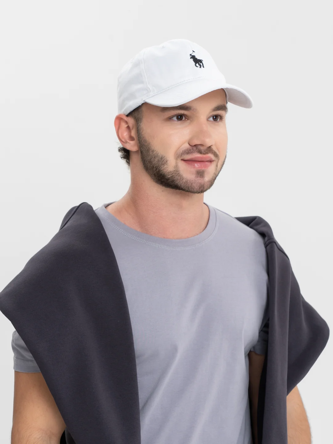 Белый бейсболка мужская Polo