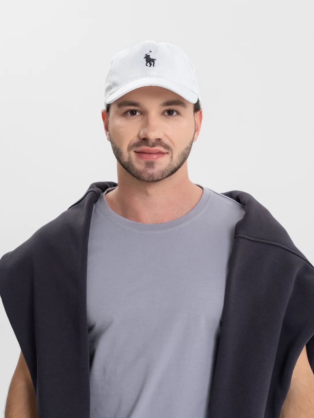 Белый бейсболка мужская Polo