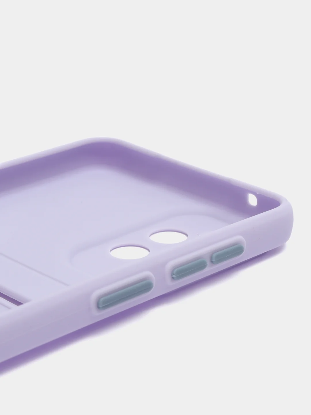 Лавандовый силиконовый чехол Samsung Galaxy A33 5G (Самсунг Галакси А33 5 джи), прозрачный