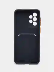 Темно-синий силиконовый чехол Samsung Galaxy A33 5G (Самсунг Галакси А33 5 джи), прозрачный