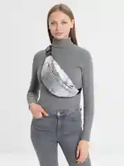 Молочный сумка поясная, женская, на пояс, барсетка