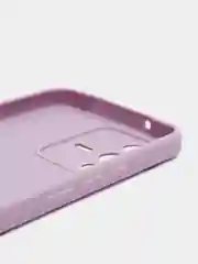 Лавандовый силиконовый чехол для Vivo V23 5G, Виво В23 5 Джи, с карманом для карт, прозрачный