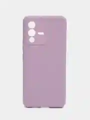 Лавандовый силиконовый чехол для Vivo V23 5G, Виво В23 5 Джи, с карманом для карт, прозрачный
