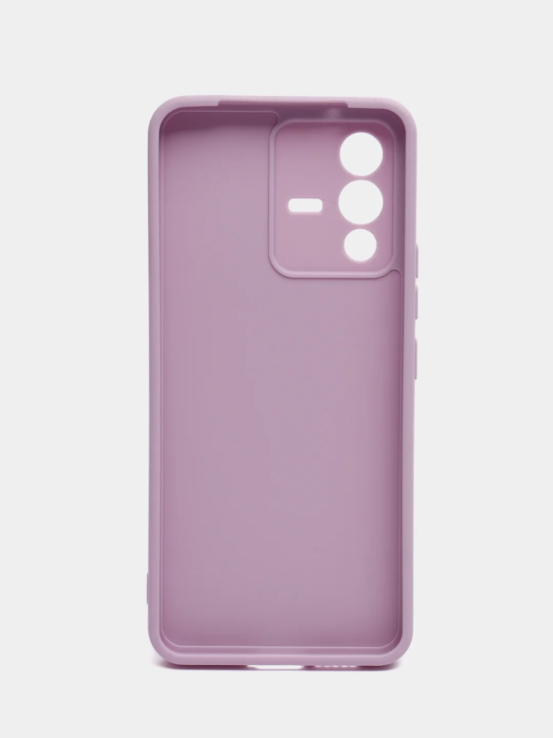 Лавандовый силиконовый чехол для Vivo V23 5G, Виво В23 5 Джи, с карманом для карт, прозрачный