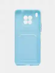 Голубой силиконовый чехол для Honor 50 lite, Nova 8i, X20, Хонор 50 Лайт, Нова 8ай, Икс20