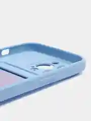 Небесно-голубой чехол с карманом для карт для iPhone, Айфон 11, 13, 14, Pro, защита камеры