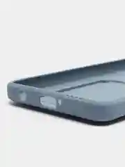 Синий меланж силиконовый чехол для Poco X3, X3 Pro, X3 NFC (Поко Икс3) силиконовый, с карманом для карт
