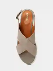 Серый женские сандалии GEOX