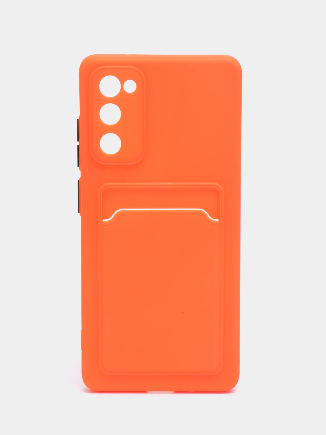 Оранжевый чехол Samsung Galaxy S20 FE (S20FE, Fan Edition), силиконовый (Самсунг Галакси С20 ФЕ)