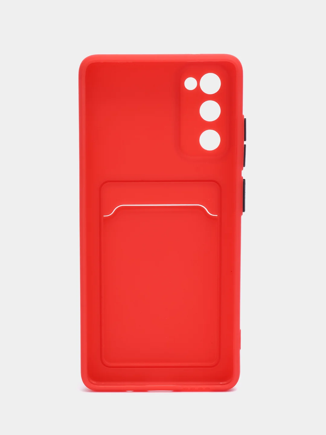 Красный чехол Samsung Galaxy S20 FE (S20FE, Fan Edition), силиконовый (Самсунг Галакси С20 ФЕ)