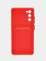 Красный чехол Samsung Galaxy S20 FE (S20FE, Fan Edition), силиконовый (Самсунг Галакси С20 ФЕ)