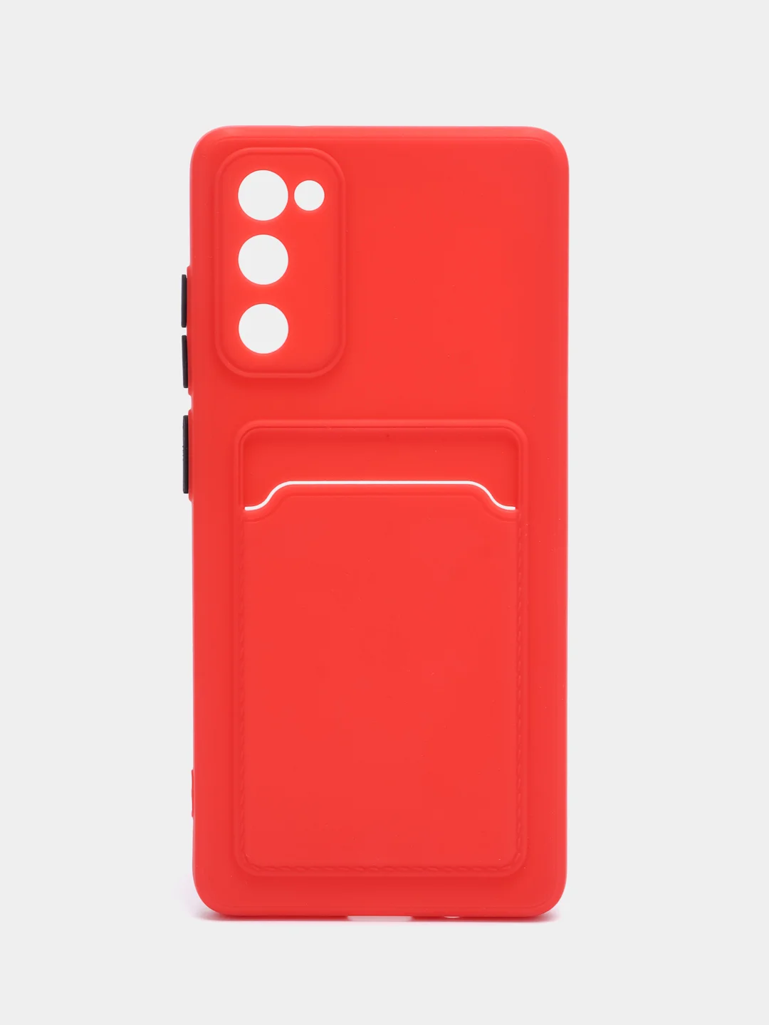 Красный чехол Samsung Galaxy S20 FE (S20FE, Fan Edition), силиконовый (Самсунг Галакси С20 ФЕ)