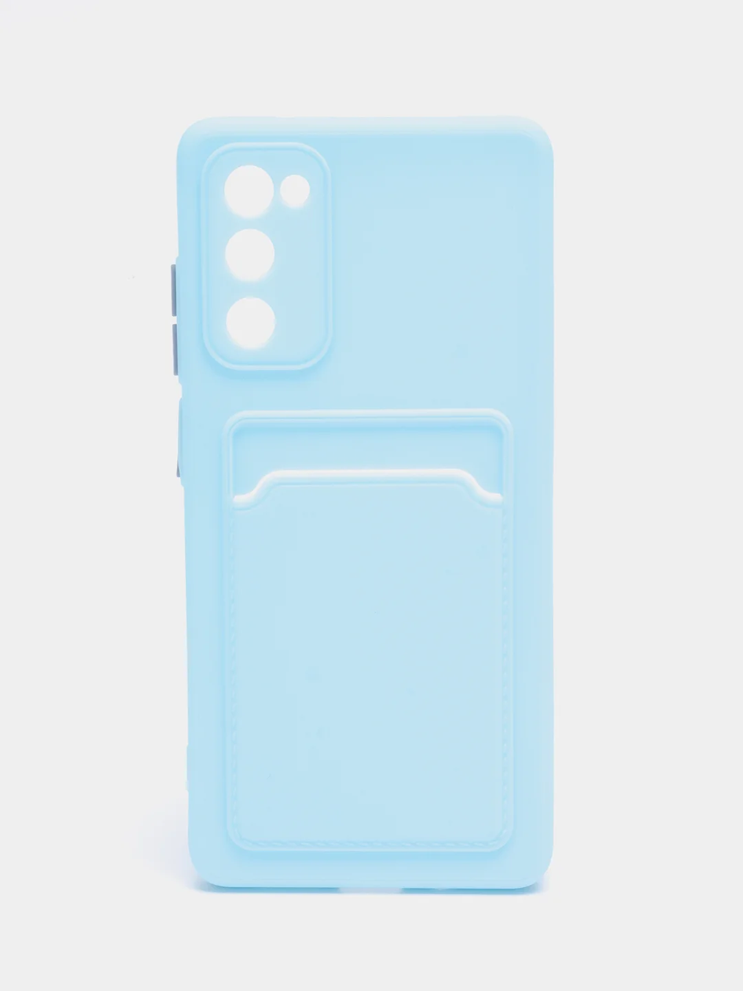 Голубой чехол Samsung Galaxy S20 FE (S20FE, Fan Edition), силиконовый (Самсунг Галакси С20 ФЕ)