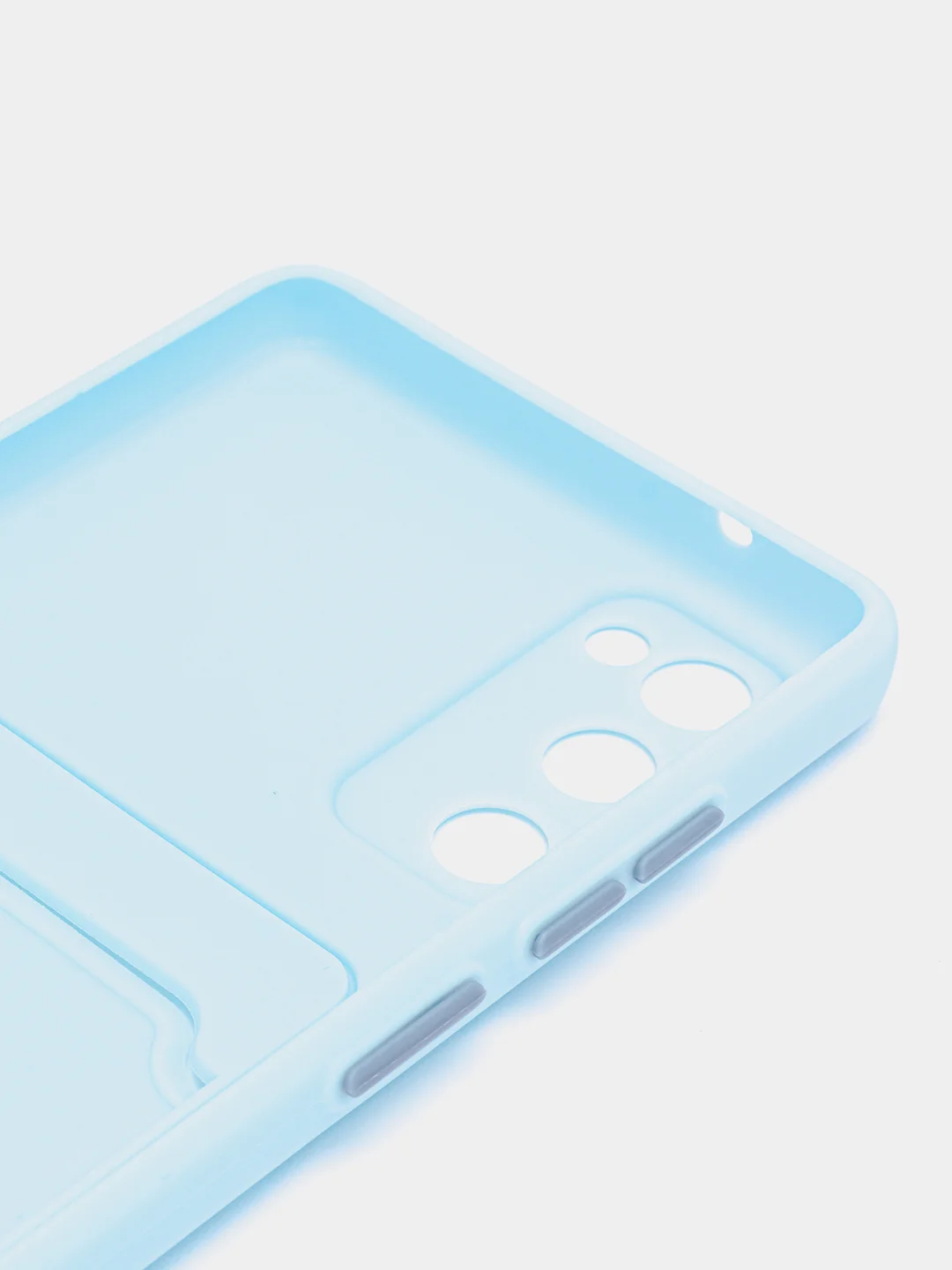 Голубой чехол Samsung Galaxy S20 FE (S20FE, Fan Edition), силиконовый (Самсунг Галакси С20 ФЕ)