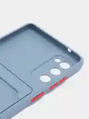Синий меланж чехол Samsung Galaxy S20 FE (S20FE, Fan Edition), силиконовый (Самсунг Галакси С20 ФЕ)