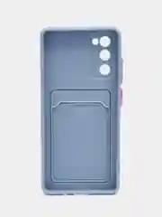 Синий меланж чехол Samsung Galaxy S20 FE (S20FE, Fan Edition), силиконовый (Самсунг Галакси С20 ФЕ)