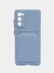 Синий меланж чехол Samsung Galaxy S20 FE (S20FE, Fan Edition), силиконовый (Самсунг Галакси С20 ФЕ)