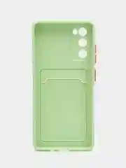 Зеленый чехол Samsung Galaxy S20 FE (S20FE, Fan Edition), силиконовый (Самсунг Галакси С20 ФЕ)