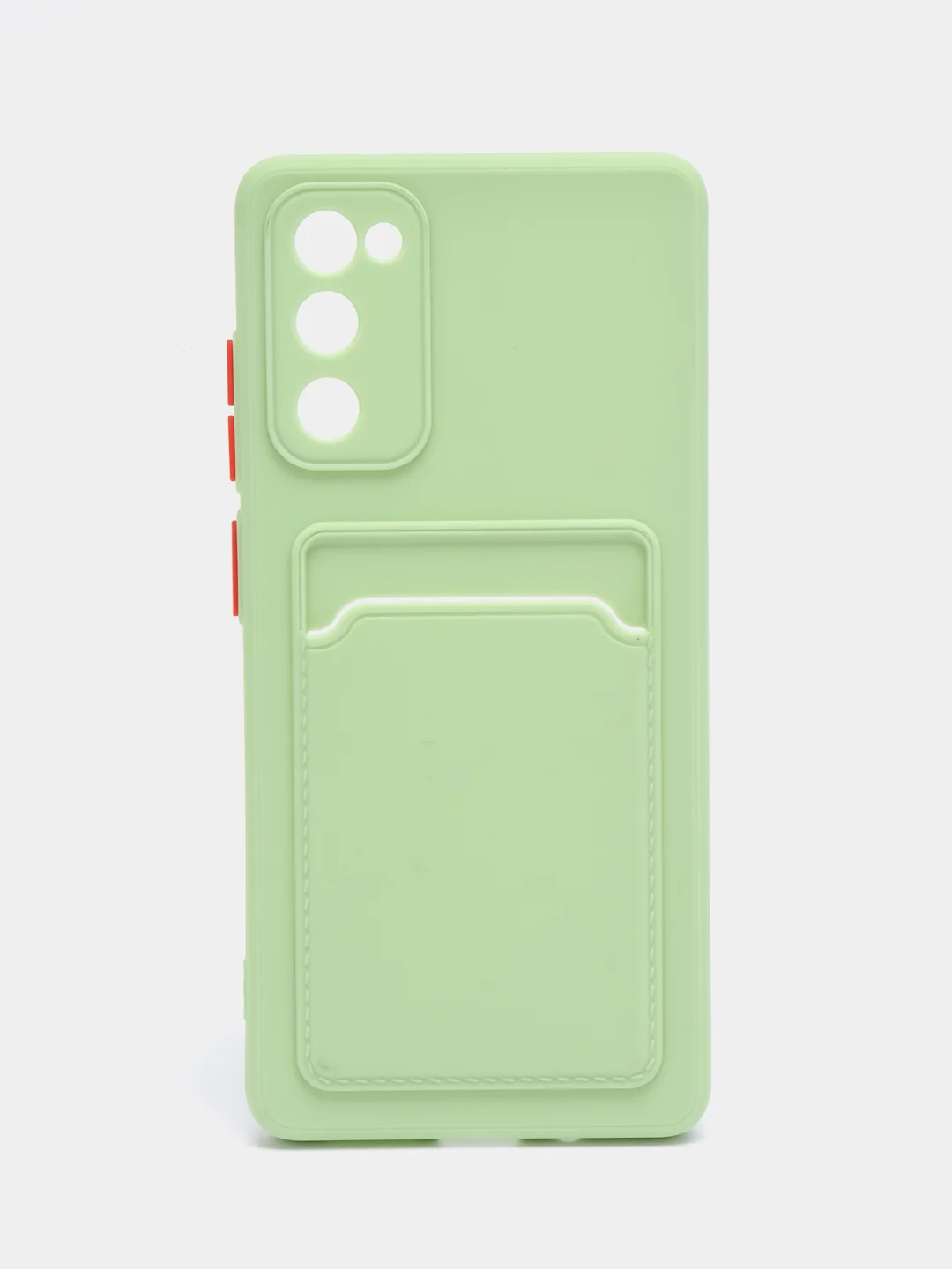 Зеленый чехол Samsung Galaxy S20 FE (S20FE, Fan Edition), силиконовый (Самсунг Галакси С20 ФЕ)