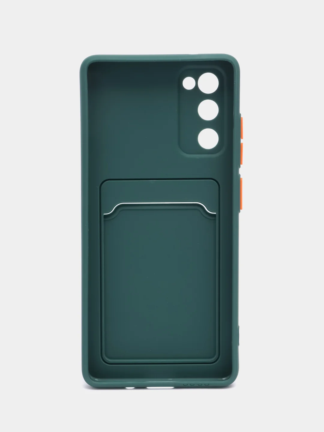 Тёмно-зелёный чехол Samsung Galaxy S20 FE (S20FE, Fan Edition), силиконовый (Самсунг Галакси С20 ФЕ)