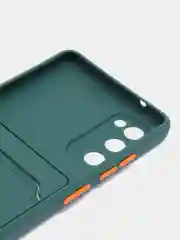 Тёмно-зелёный чехол Samsung Galaxy S20 FE (S20FE, Fan Edition), силиконовый (Самсунг Галакси С20 ФЕ)
