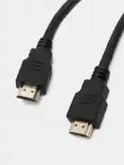 Черный кабель HDMI для подключения телевизора, приставки, ноутбука, компьютера, монитора