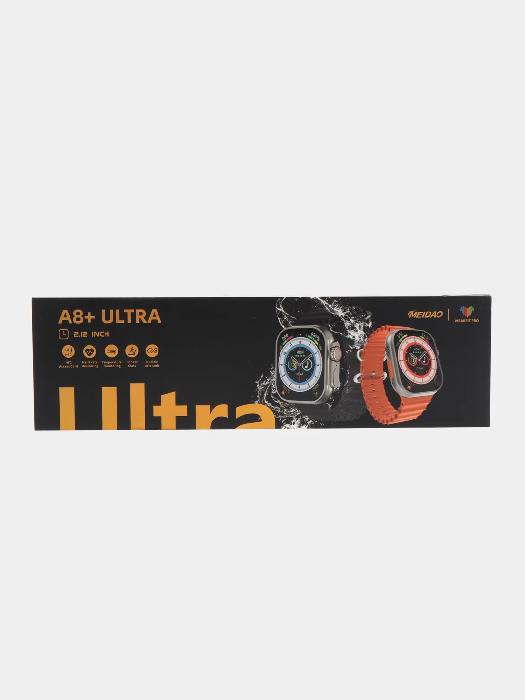 Золотой умные смарт-часы Smart watch A8 Plus Ultra