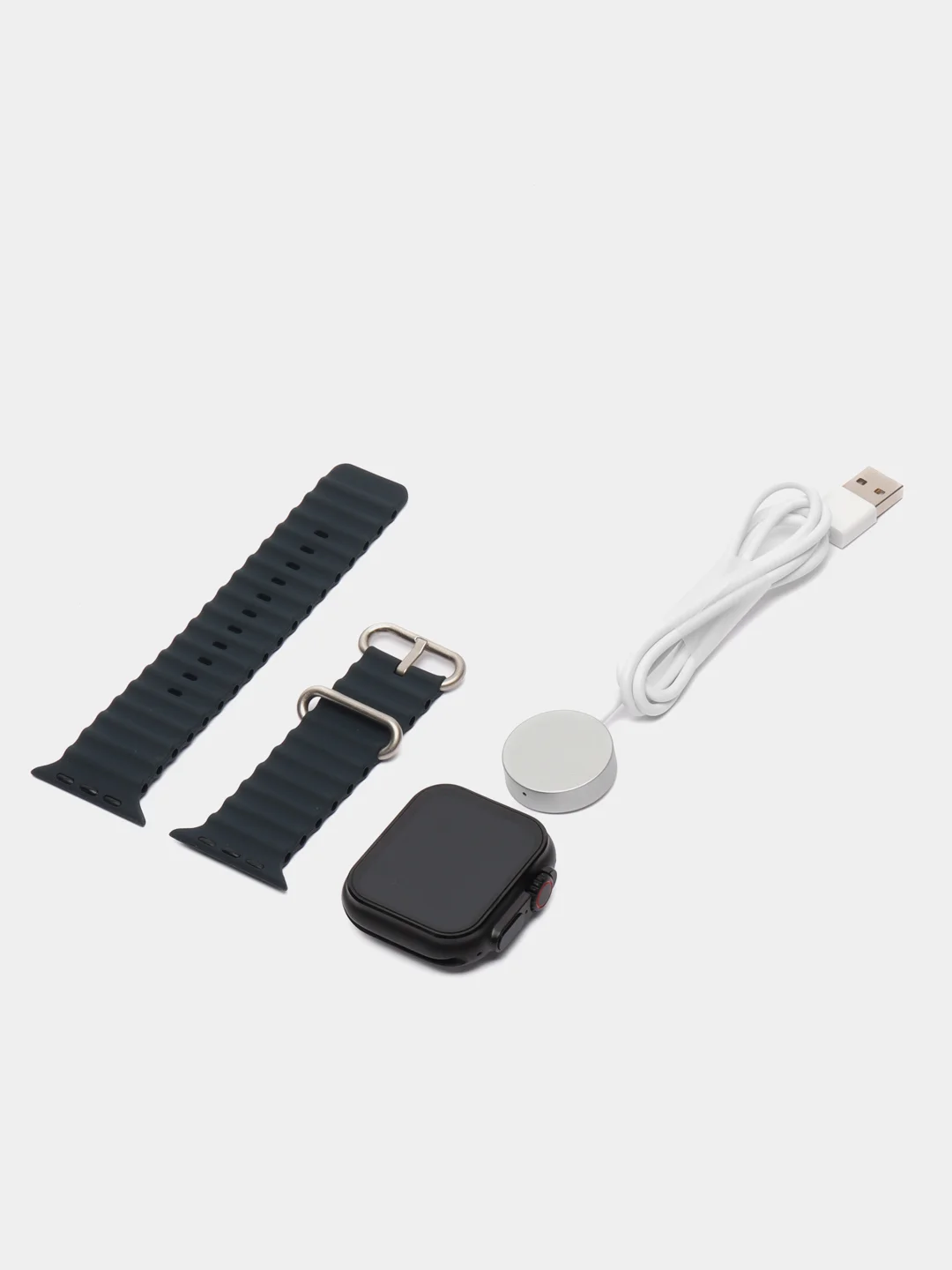 Черный умные смарт-часы Smart watch A8 Plus Ultra