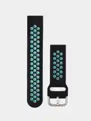 Бирюзовый силиконовый ремешок на застежке для Amazfit Bip/GTR 42/GTS/Huawei/Honor/Samsung, 22 мм