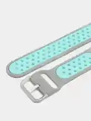 Серый силиконовый ремешок на застежке для Amazfit Bip/GTR 42/GTS/Huawei/Honor/Samsung, 22 мм