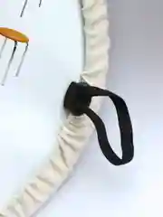 Бежевый чехол на табурет МАТЕХ VELOURS, 40*40 см