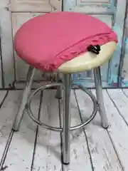 Розовый чехол на табурет МАТЕХ VELOURS, 40*40 см