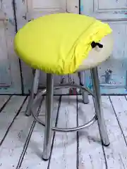 Желтый чехол на табурет МАТЕХ VELOURS, 40*40 см