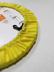 Желтый чехол на табурет МАТЕХ VELOURS, 40*40 см