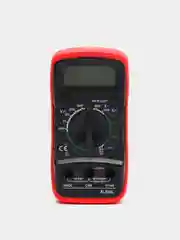 Красный цифровой мультиметр XL830L с функцией прозвонки и подсветкой экрана