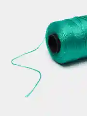 Зеленый 400 м, нить веревка крученая двухпрядная ПП, 100 х 2 х 2, 100% пропилен