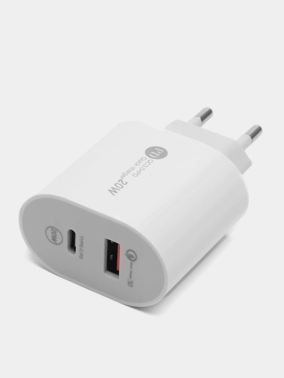 Сетевое зарядное устройство для телефона, 2 USB выхода, 20W блок питания, адаптер, 3А