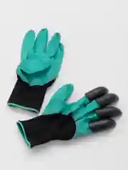 Зеленый перчатки садовые с когтями